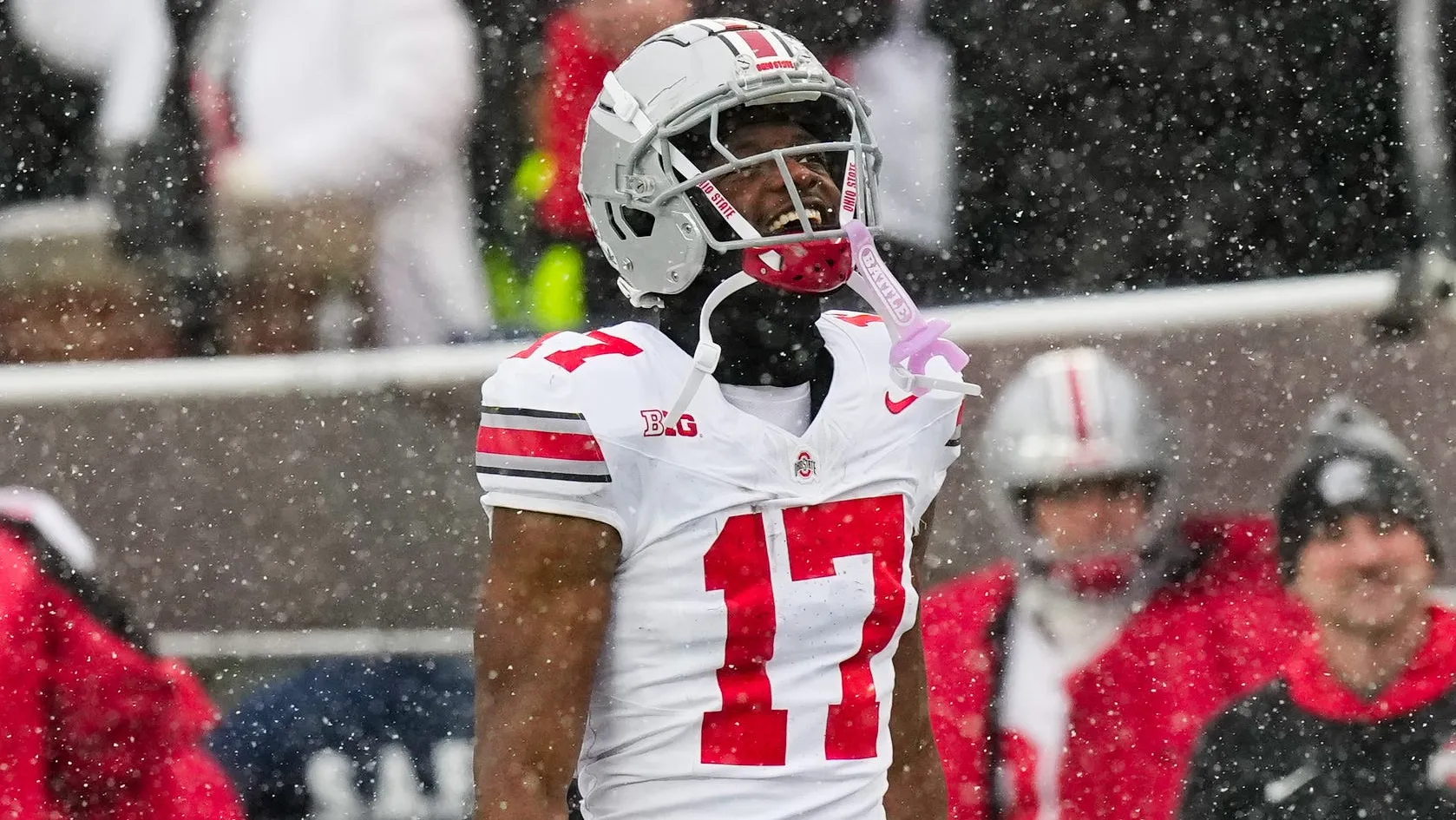 New York Giants land WR Carnell Tate in latest FOX Sports mock draft