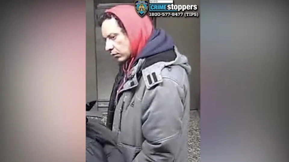 Bairon Hernandez seen in security footage.