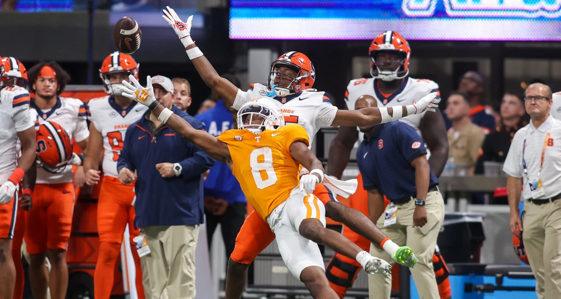 New York Giants met with Tennessee CB Colton Hood at the NFL Combine