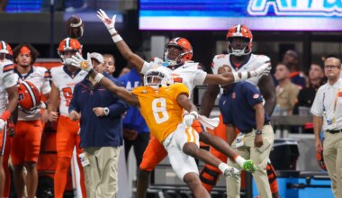 New York Giants met with Tennessee CB Colton Hood at the NFL Combine