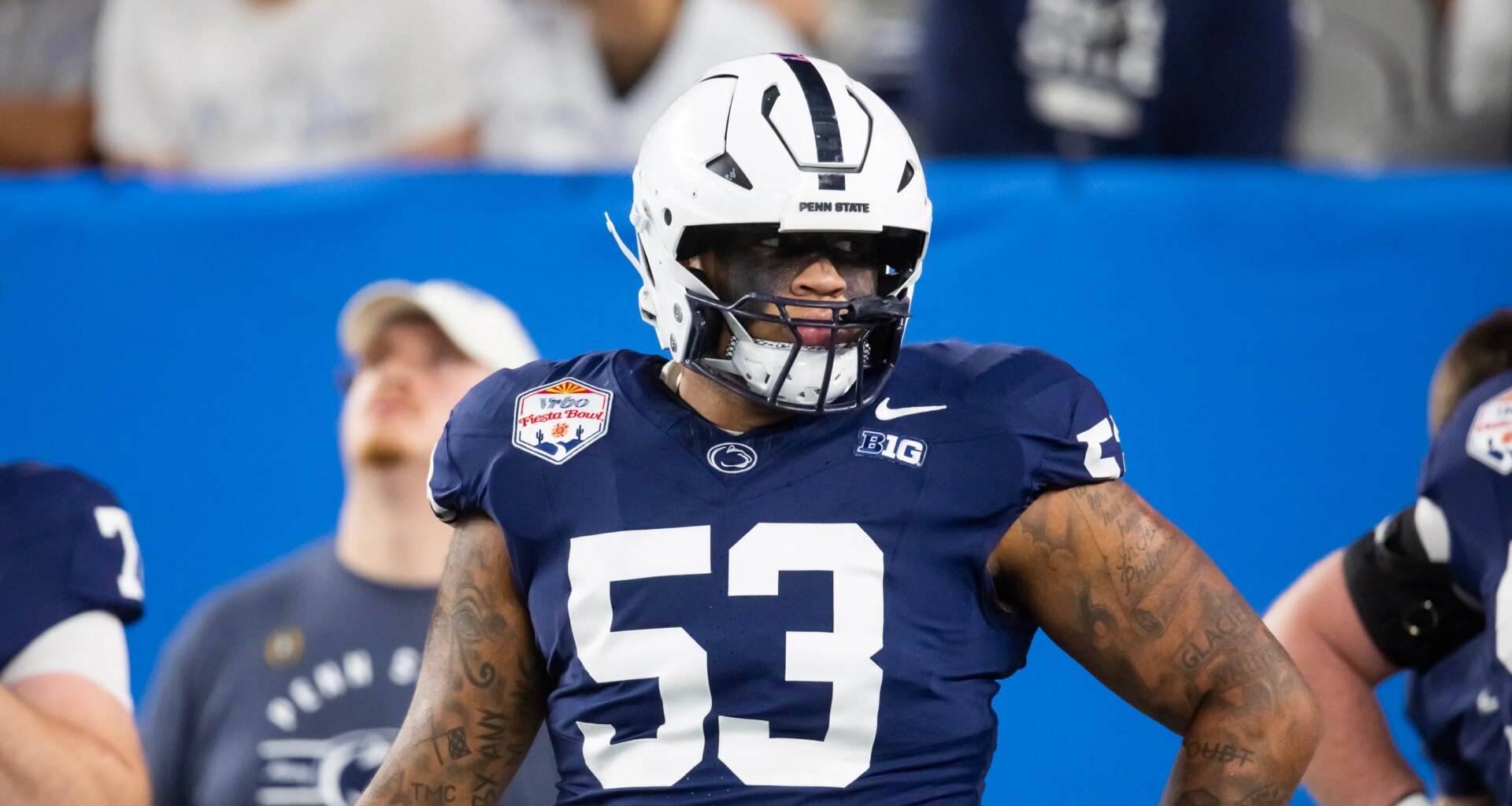 New York Giants to host Penn State OL Nick Dawkins on a pre-draft visit