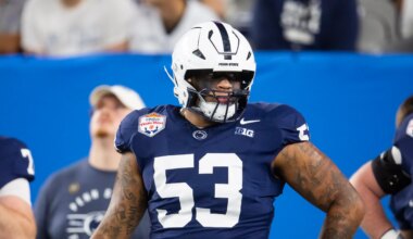 New York Giants to host Penn State OL Nick Dawkins on a pre-draft visit
