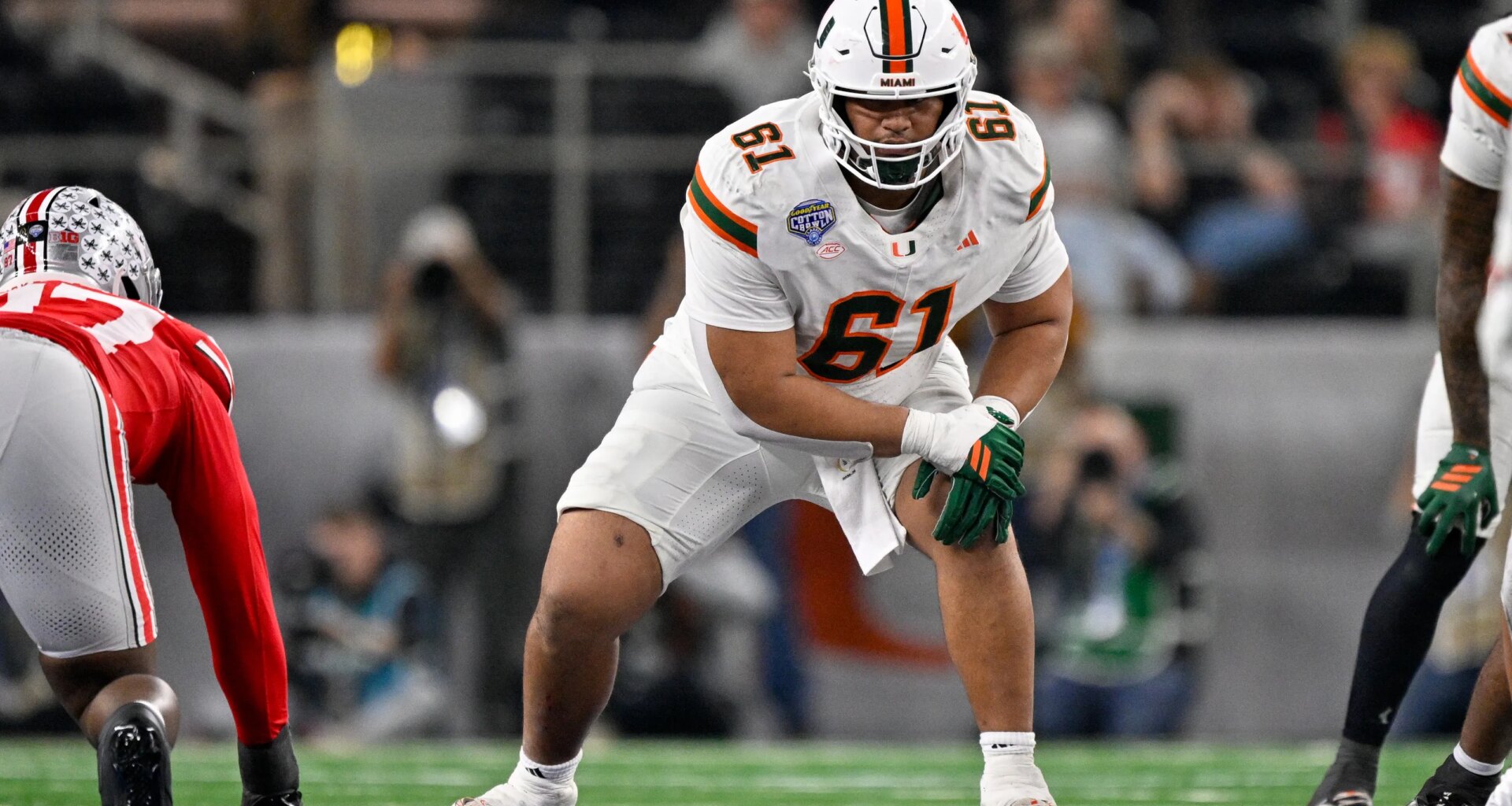 New York Giants take OL Francis Mauigoa in latest PFF mock draft