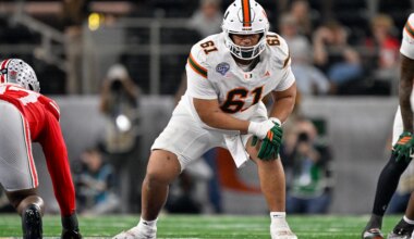 New York Giants take OL Francis Mauigoa in latest PFF mock draft