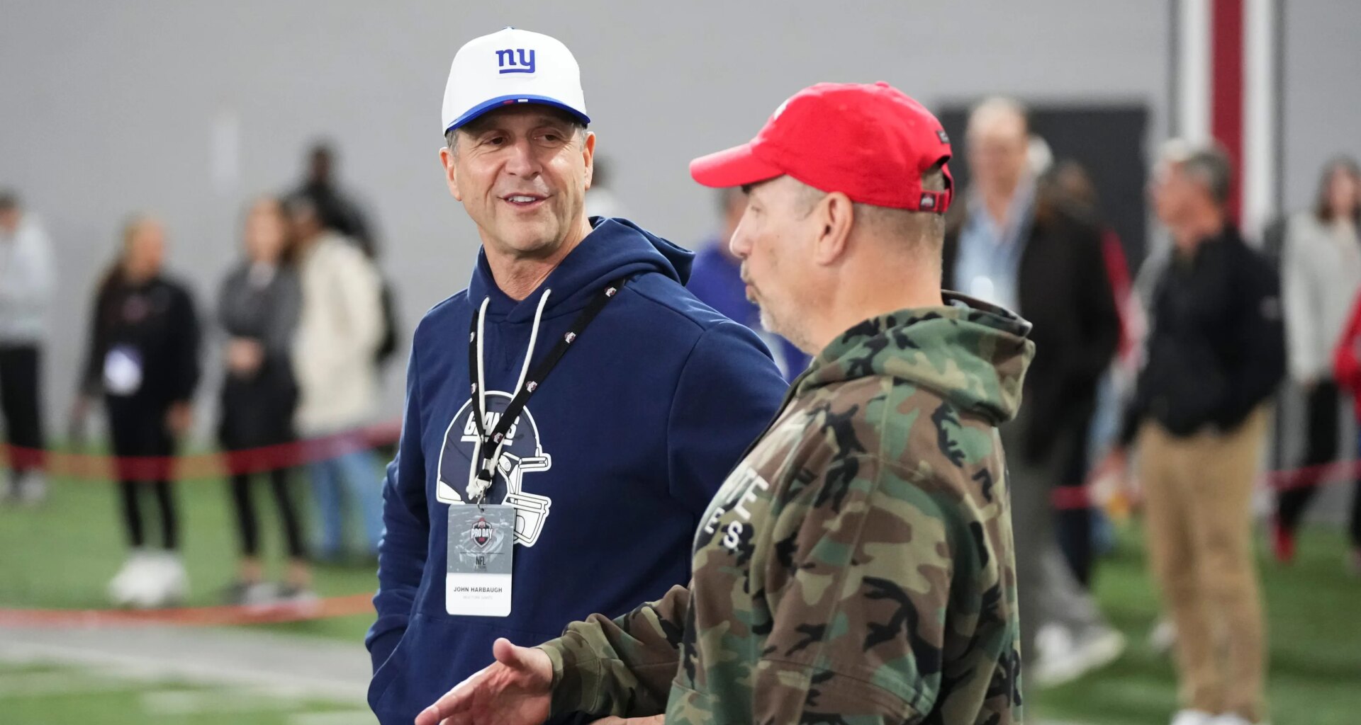 John Harbaugh says New York Giants aren't done in free agency