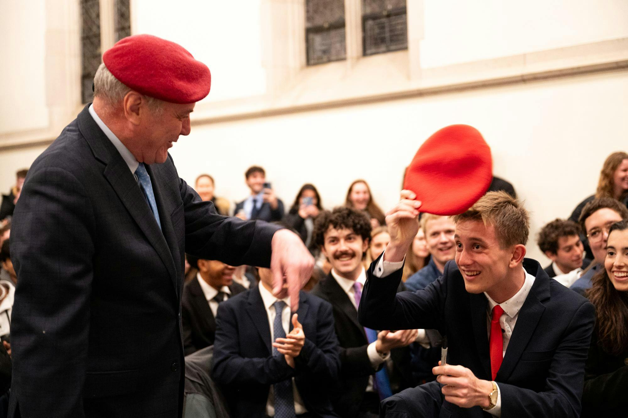 Sliwa Interacts with fan