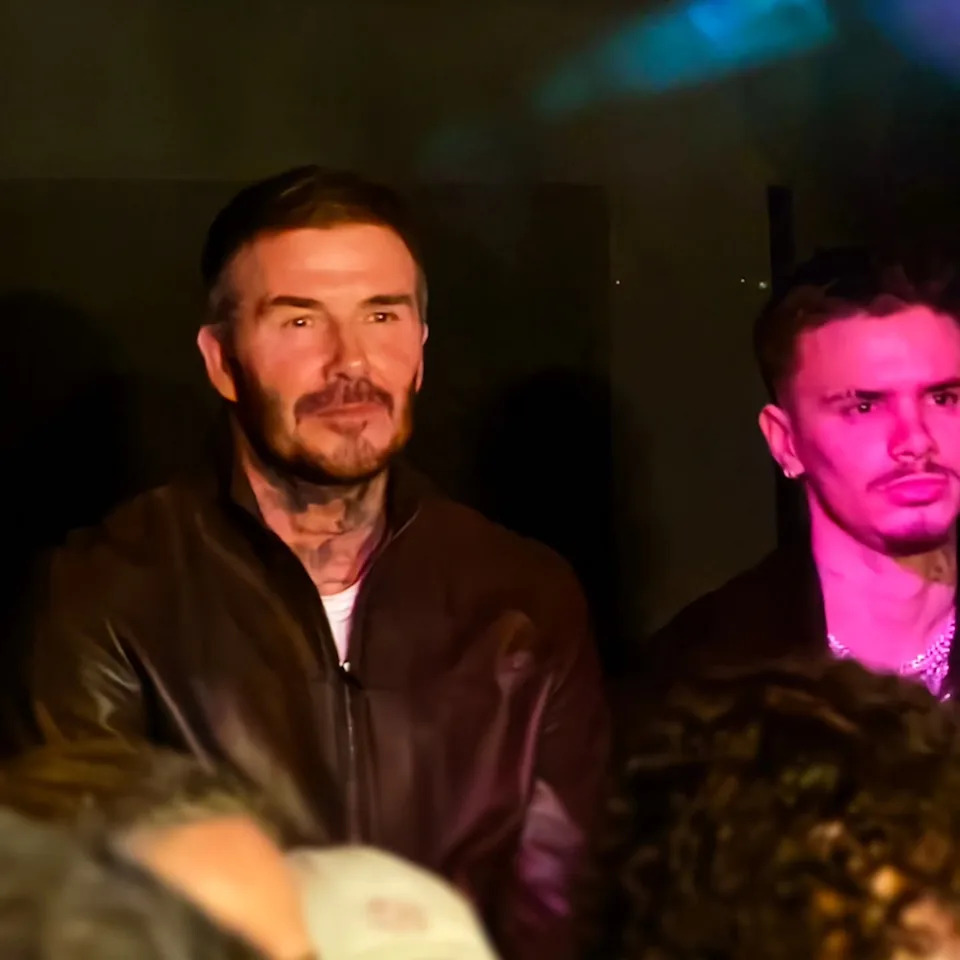 David Beckham is watching his son perform on Tuesday. Instagram/@jgotbeef