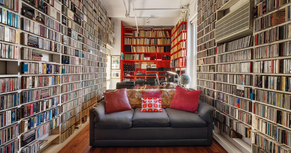 Soho Loft of NYT Critic John Rockwell Has Walls of CDs