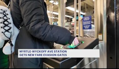 News 12 | Brooklyn | MTA installs last modern fare gate for testing in Bushwick