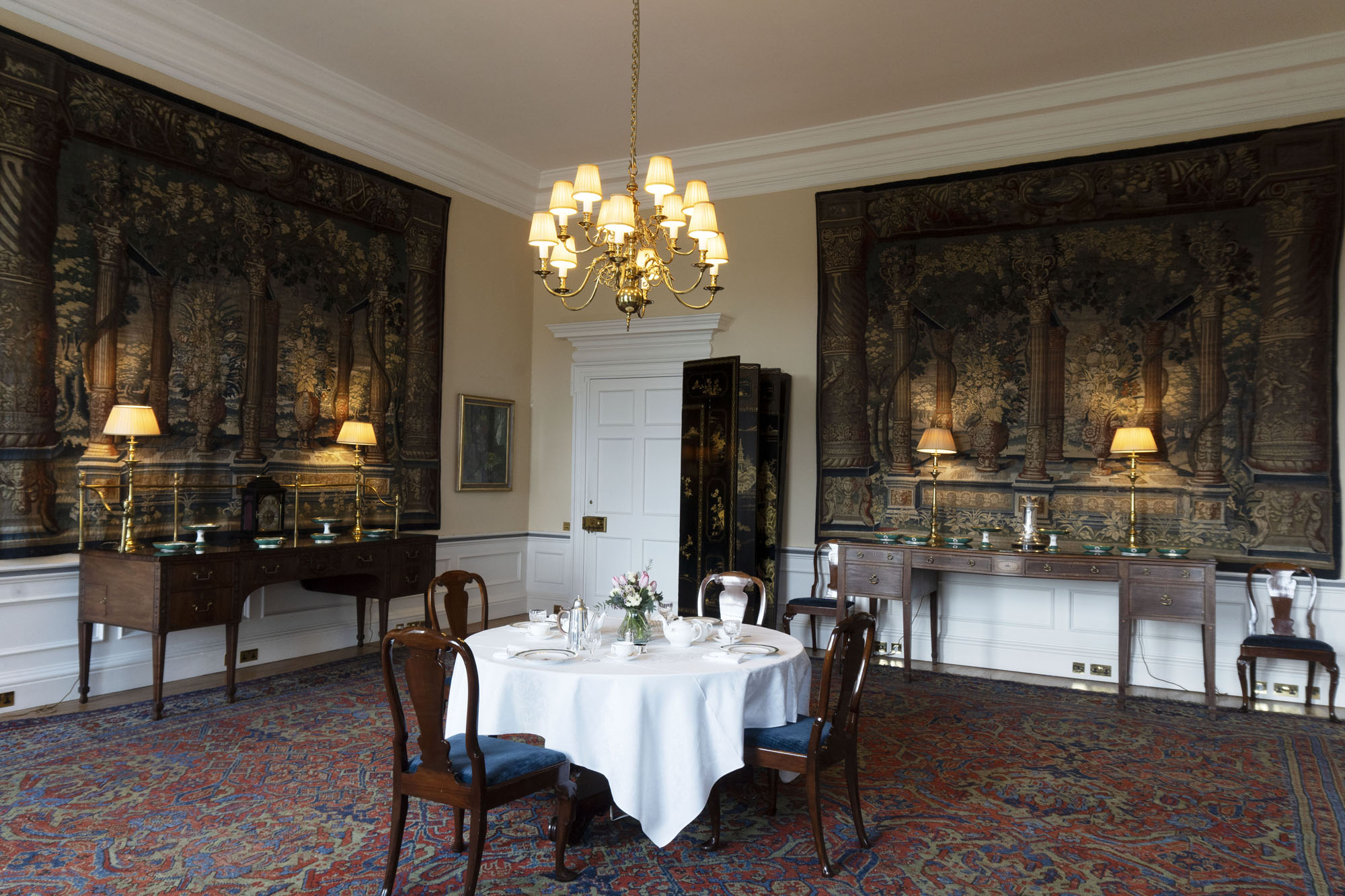 The Royal Breakfast Room used by the Queen and Philip 