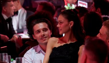 Brooklyn Beckham, Nicola Peltz Enjoy Date Night at Elton John's Oscars Party