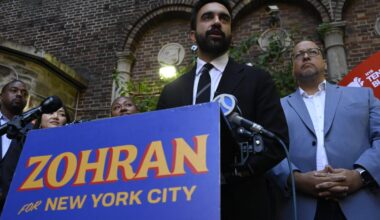 California governor warns NYC mayor of friendly ties with US president