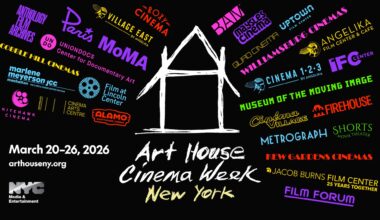 City Life Org - MOME and Art House New York Announce Inaugural Cinema Week – March 20-26 to Support Independent Movie Theaters Across NYC