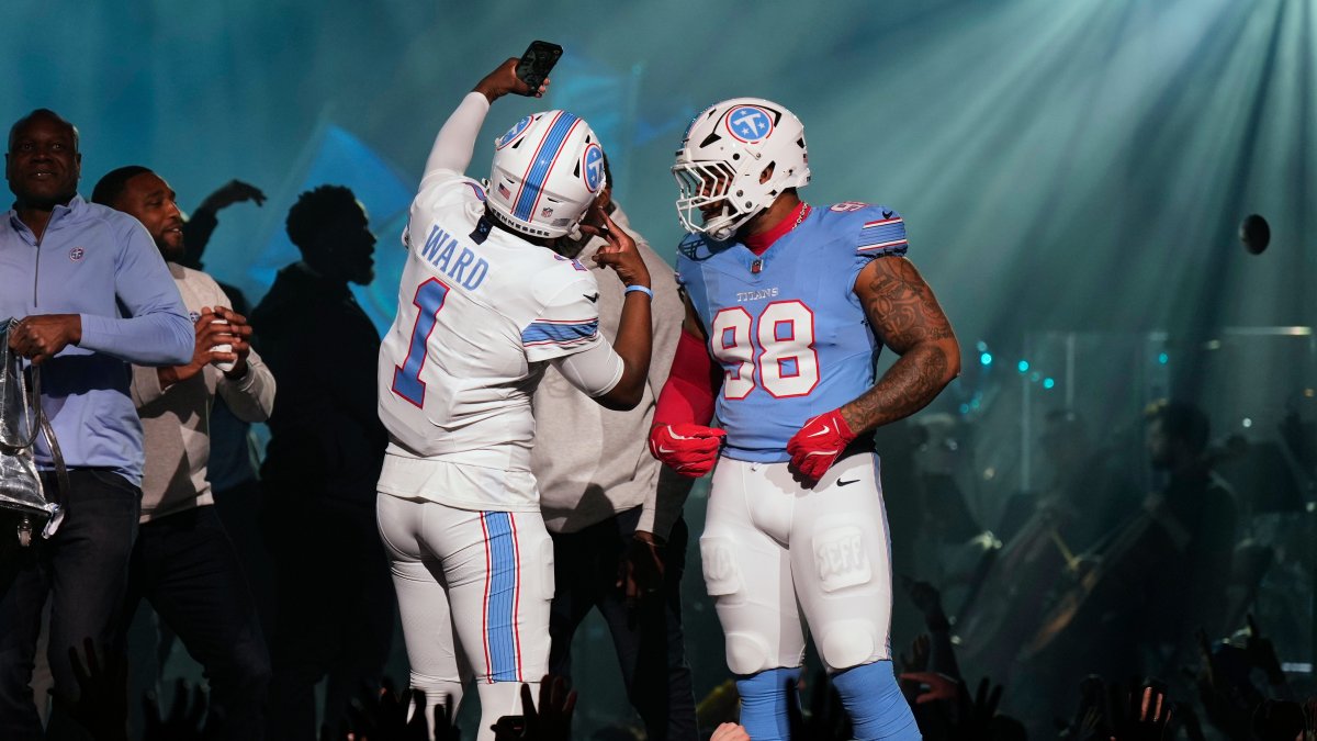 Titans unveil new uniforms and logos ahead of 2026 NFL season – NBC New York