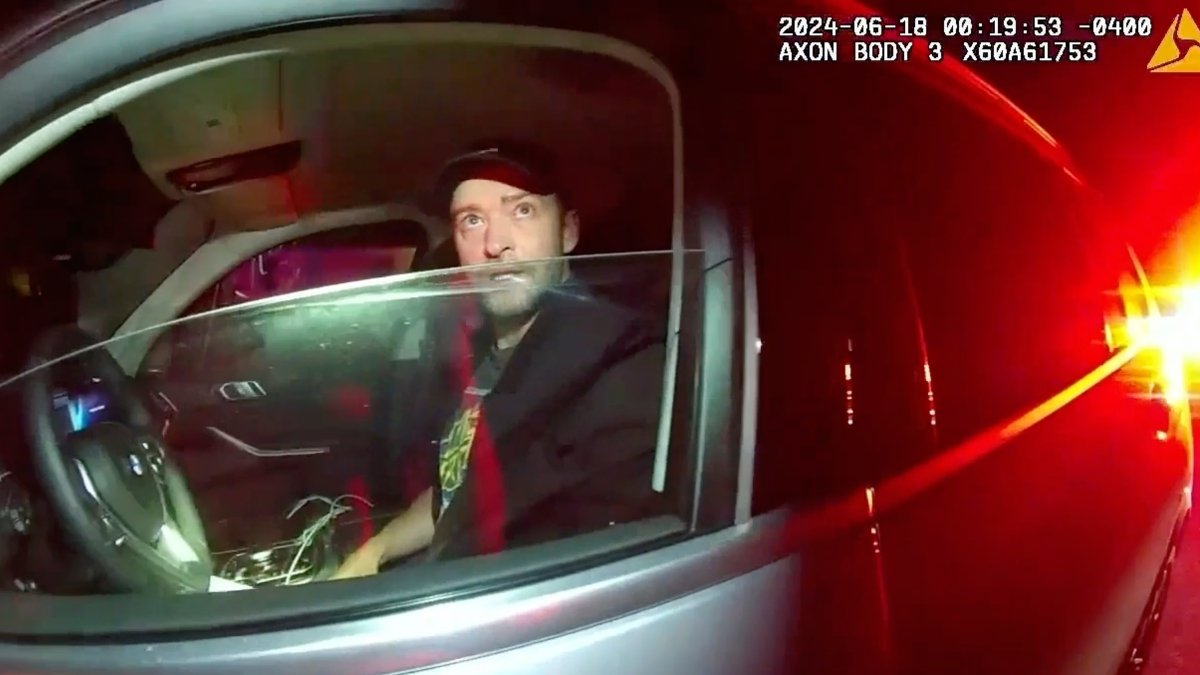 Police video of Justin Timberlake’s 2024 DWI arrest released – NBC New York