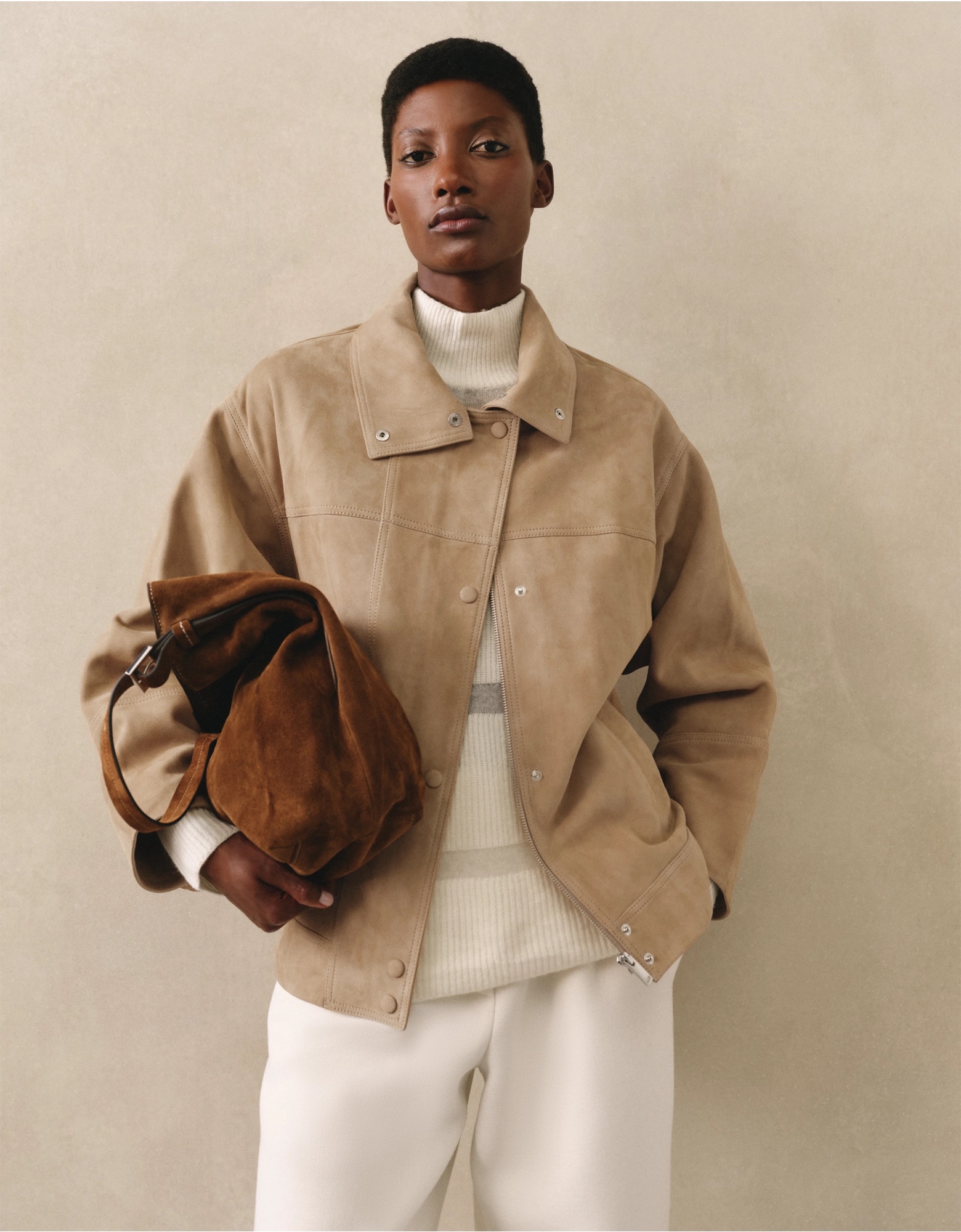 Suede Batwing Jacket | Coats &amp; Jackets | the White Company