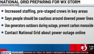 National Grid gears up for New York winter storm