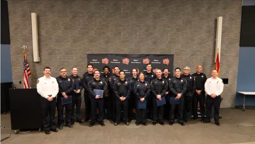 Queen Creek, Gilbert firefighters complete captain’s training
