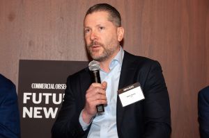 Adam Greene speaks at the Future of New York event.