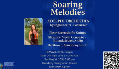 Adelphi Orchestra to Present SOARING MELODIES This May in New Jersey and New York City