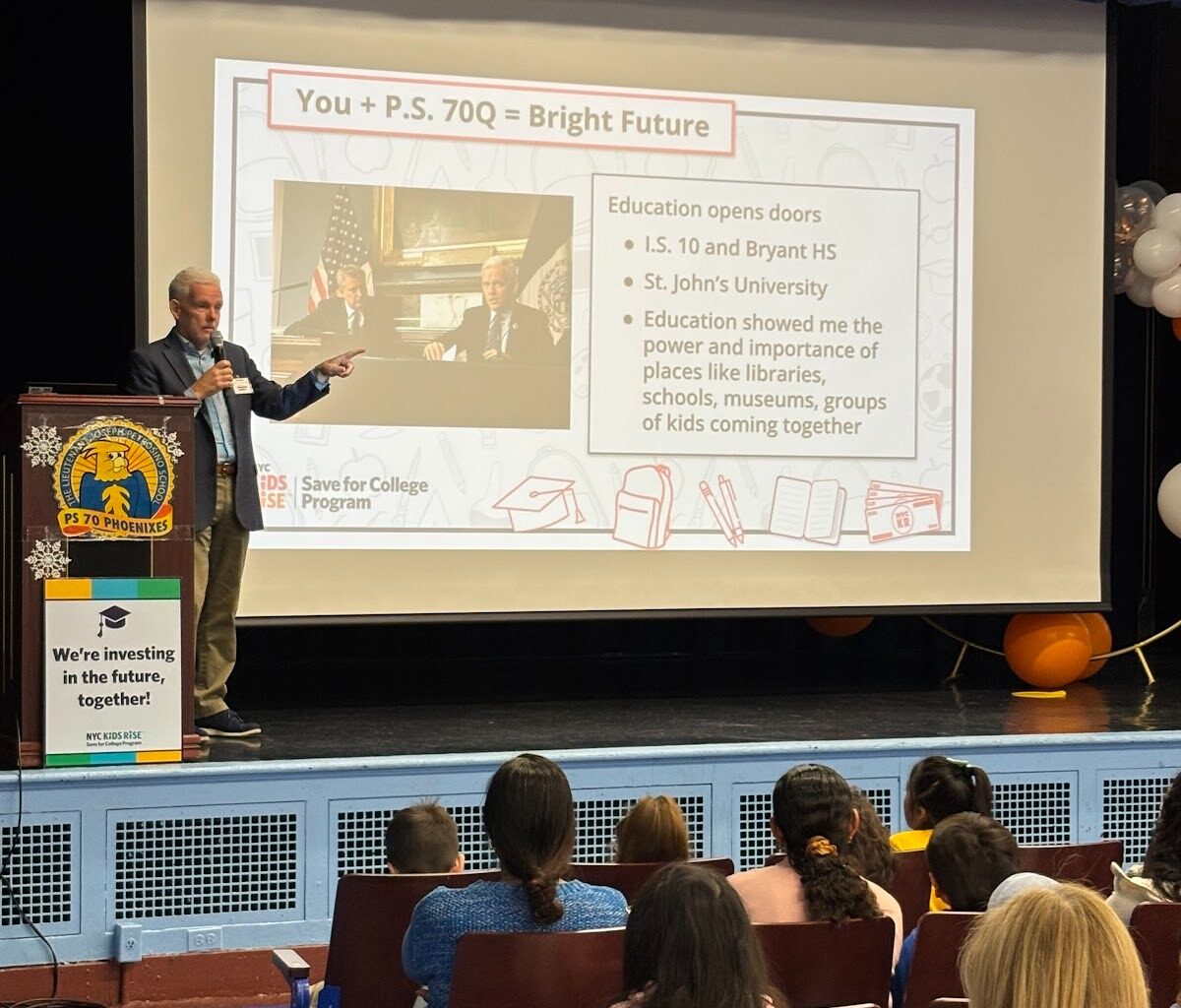 Van Bramer Launches Community Scholarship