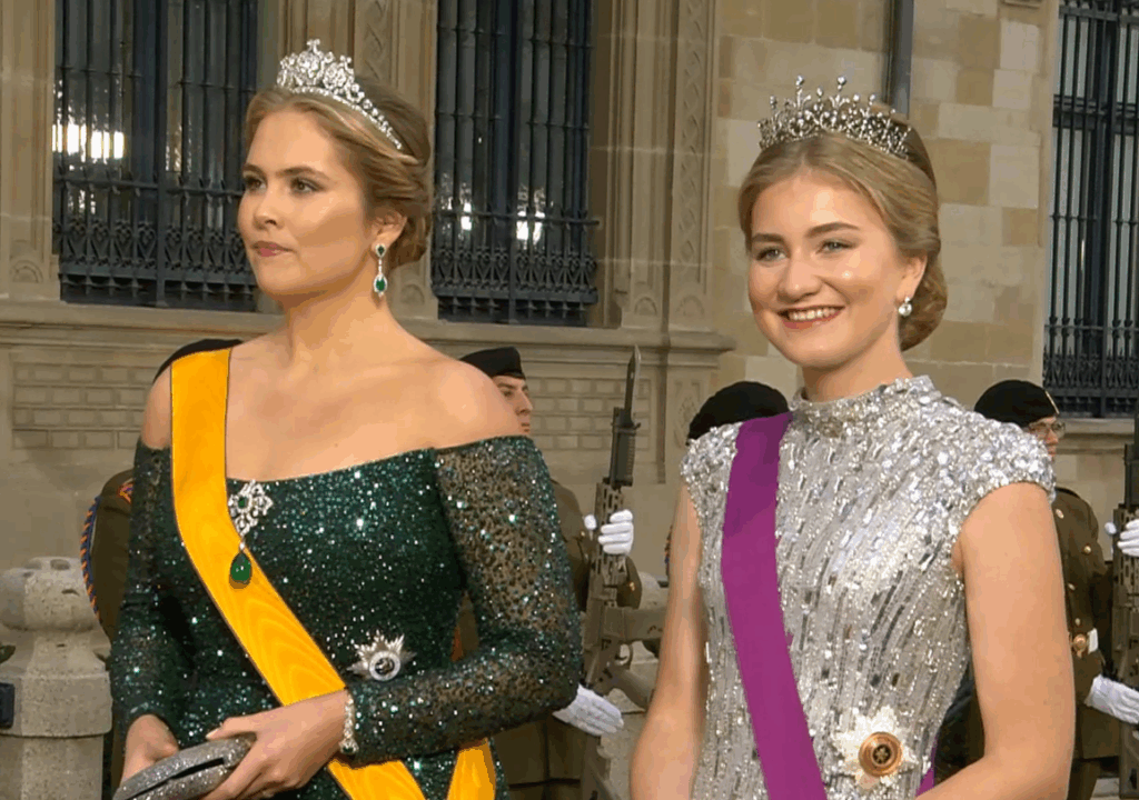 Princess Amalia, Princess Elisabeth, the future queens of the Netherlands and the Belgians