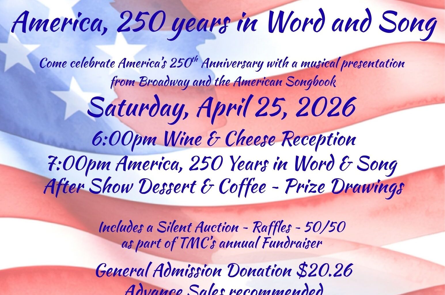Manor Club celebrates ‘America, 250 years in word & song’ April 25 – Pelham Examiner