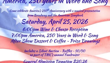 Manor Club celebrates ‘America, 250 years in word & song’ April 25 – Pelham Examiner