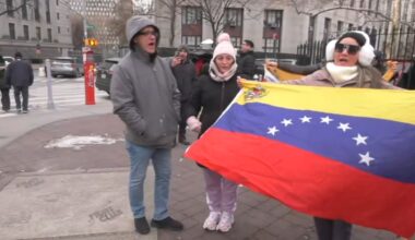 Venezuelans in New York City celebrated Nicolás Maduro’s capture in January 2026, telling NY1 it sparked hope for change back home. (Spectrum New NY1)