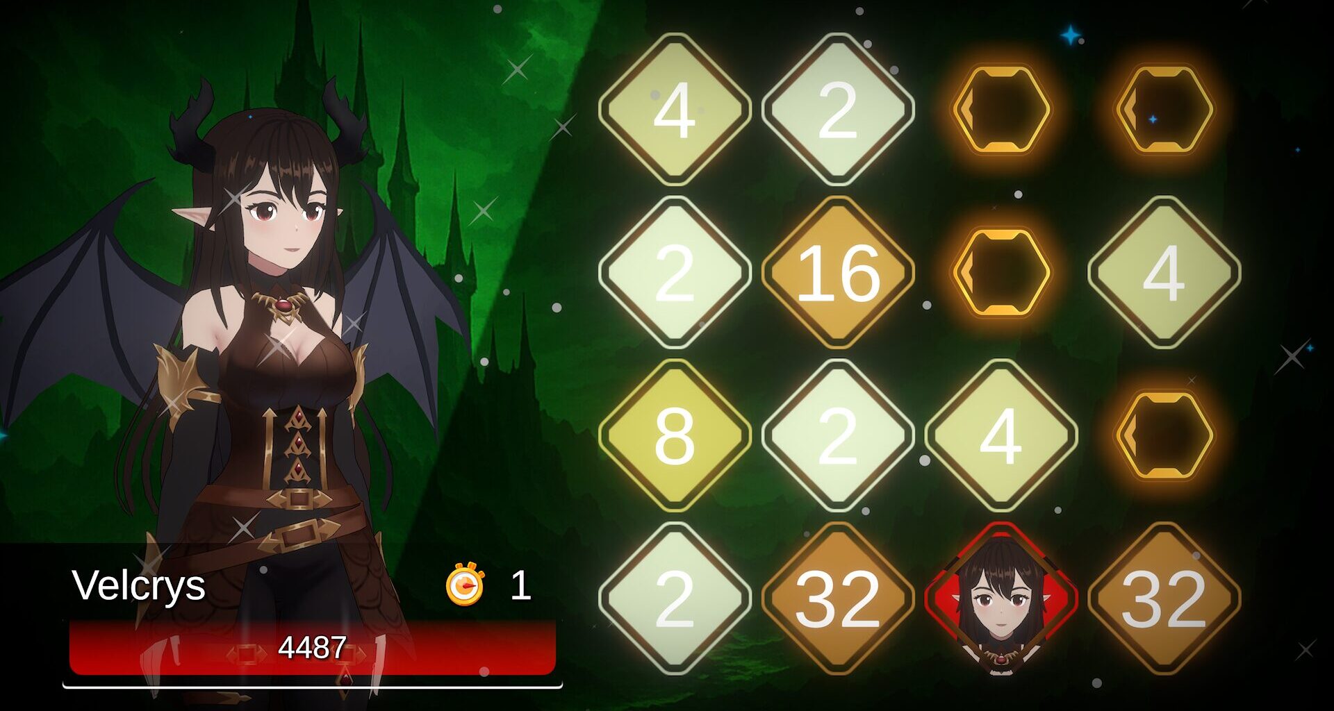 Battle Puzzle 2048 Queens of the Abyss