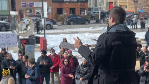 Conflict breaks out between Jersey City BOE president and activist at ICE protest