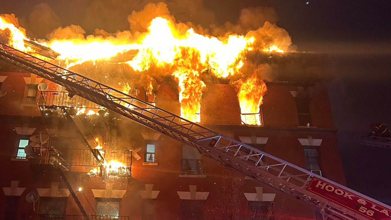 More than 280 FDNY and EMS personnel responded and the cause remains under investigation. (Courtesy FDNY via X)