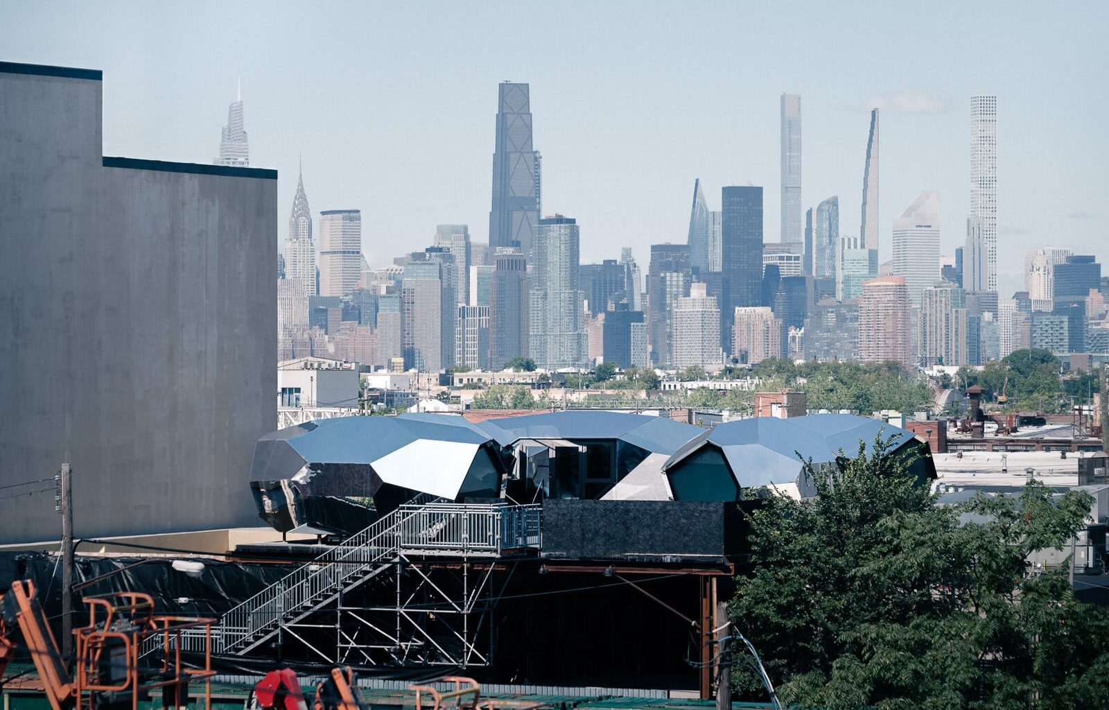 The VIP cabins built for the ill-fated Brooklyn Mirage are for sale. Bring your own crane