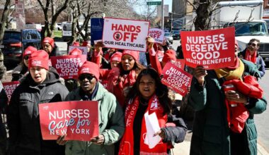 Nurses at The Brooklyn Hospital Center demand CEO permanently restore health insurance • Brooklyn Paper