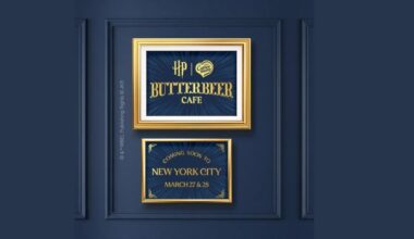Logo for Butterbeer Cafe Pop Up in NYC