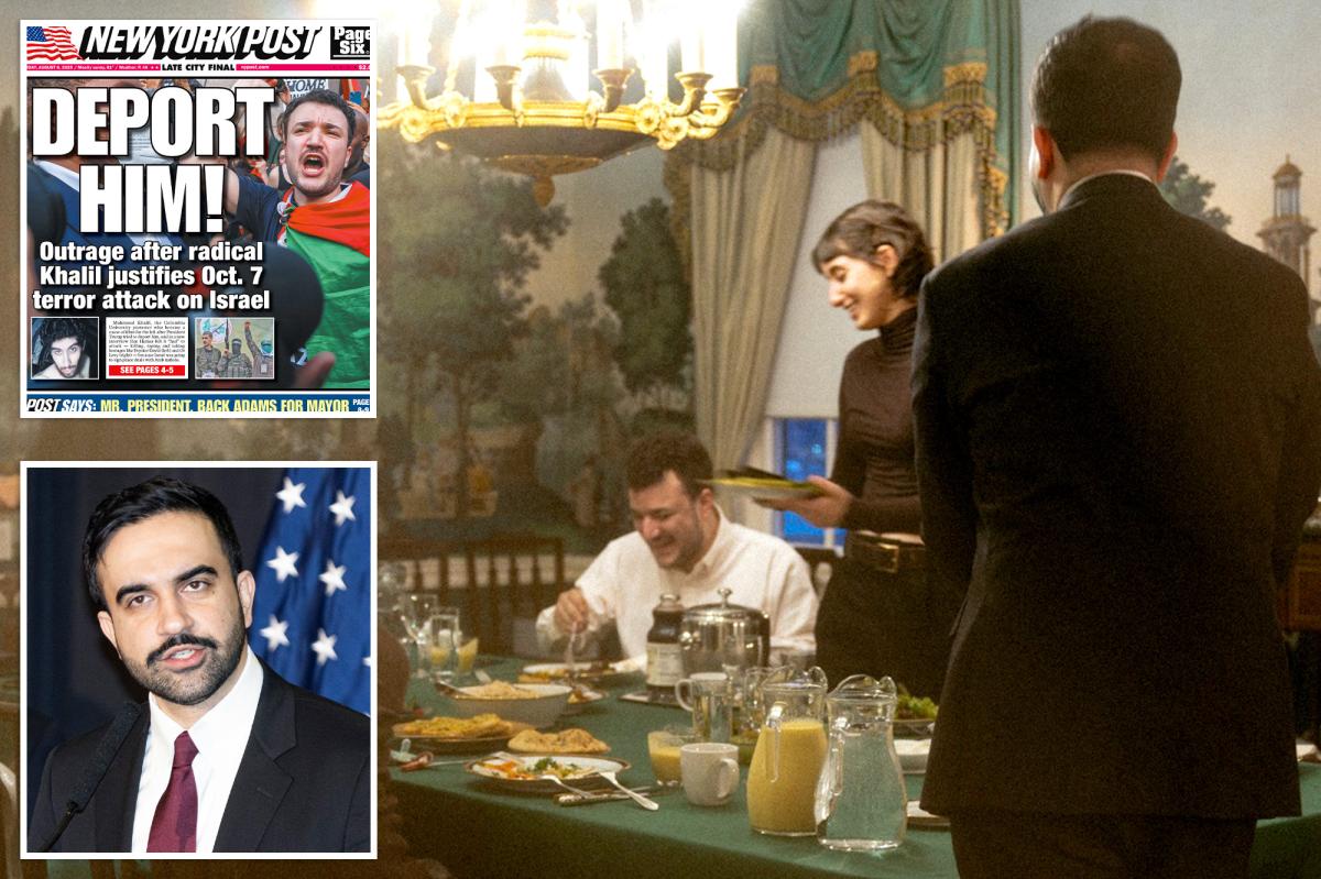 Zohran Mamdani claims he was defending free speech by hosting divisive Mahmoud Khalil at Gracie Mansion