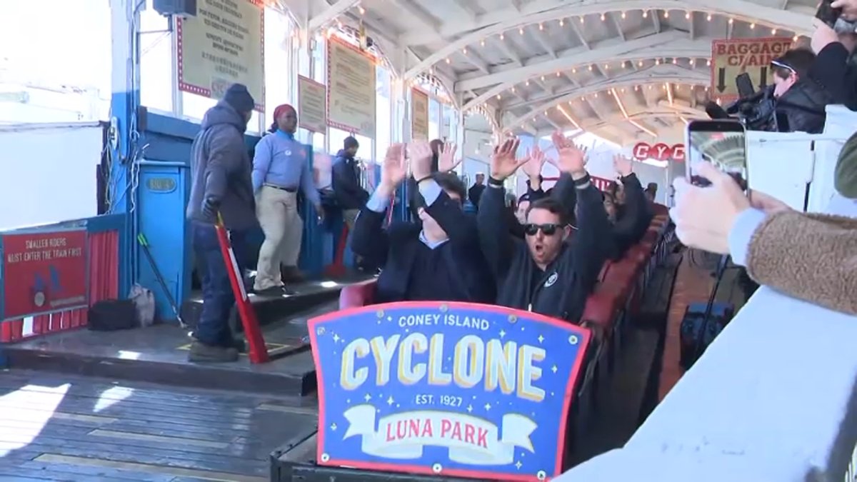 Coney Island’s Cyclone Roller Coaster opens for its 99th season – NBC New York