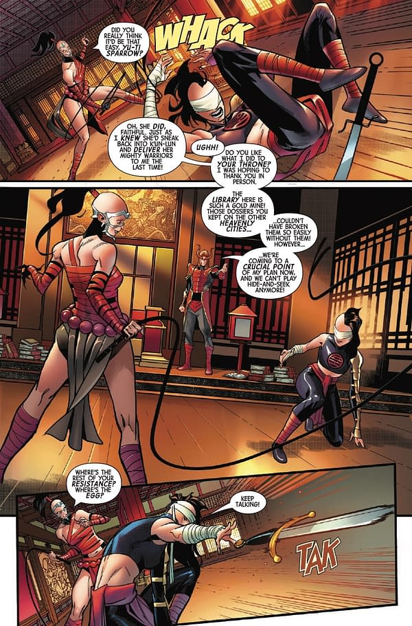 Interior preview page from DEADLY HANDS OF K'UN-LUN #2 LEINIL YU COVER