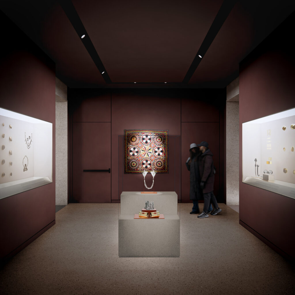 Rendering of Arts of Africa Galleries. Photo: Peterson Rich Office