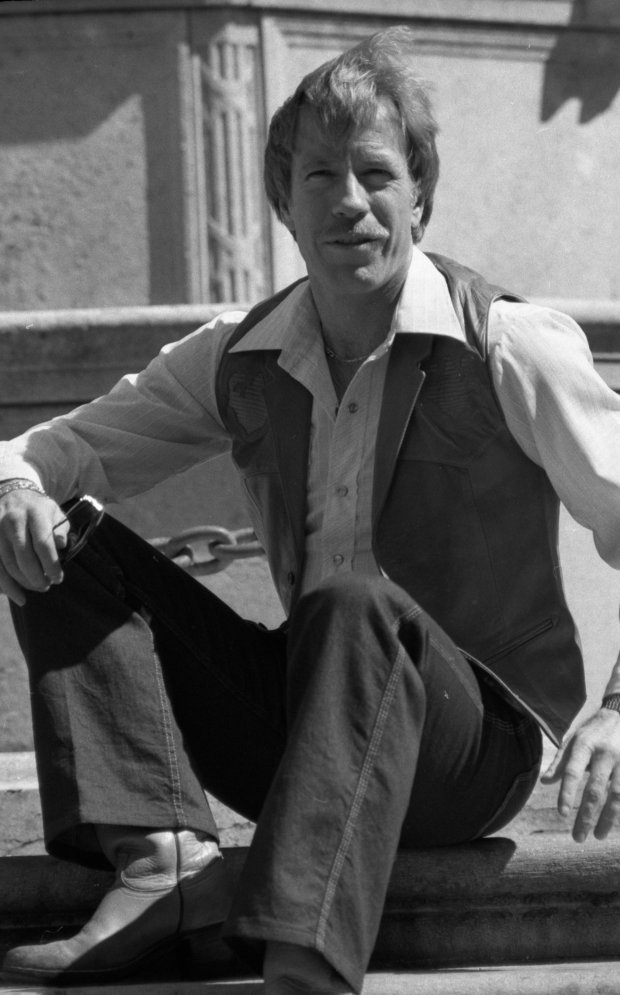 Chuck Norris in Manhattan in 1982. 