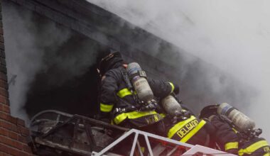 Three dead after four-alarm fire rips through a multi-family Queens home