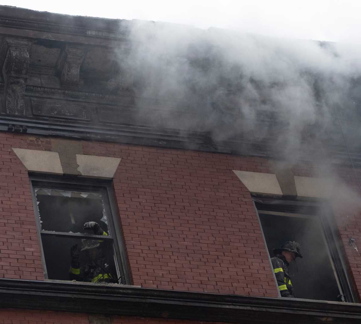 Firefighters battled a five alarm fire at 505 East 184 Street.