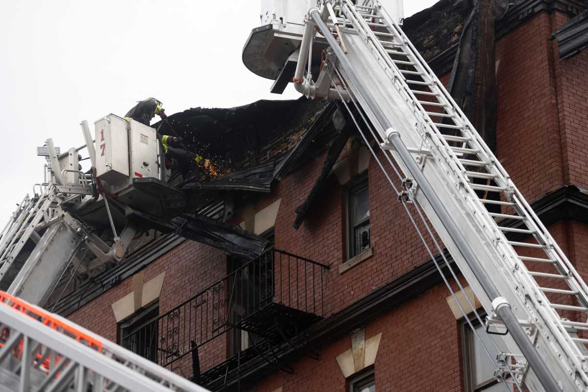 Firefighters battled a five alarm fire at 505 East 184 Street.