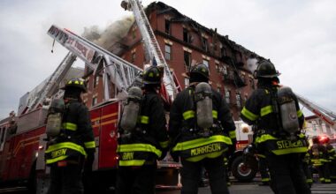 Fifth-alarm fire rips through Bronx building, leaving one dead and several injured