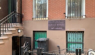 The historic Daoud Mosque (also spelled Dawood Mosque) in Brooklyn Heights. Photo: Mary Frost, Brooklyn Eagle