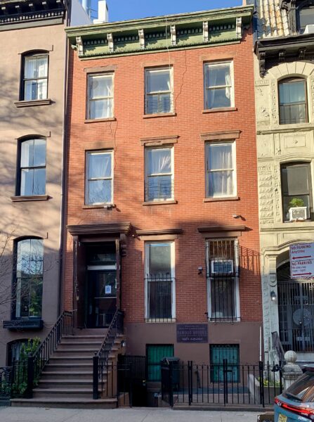 The historic Daoud Mosque (also spelled Dawood Mosque) in Brooklyn Heights. Photo: Mary Frost, Brooklyn Eagle
