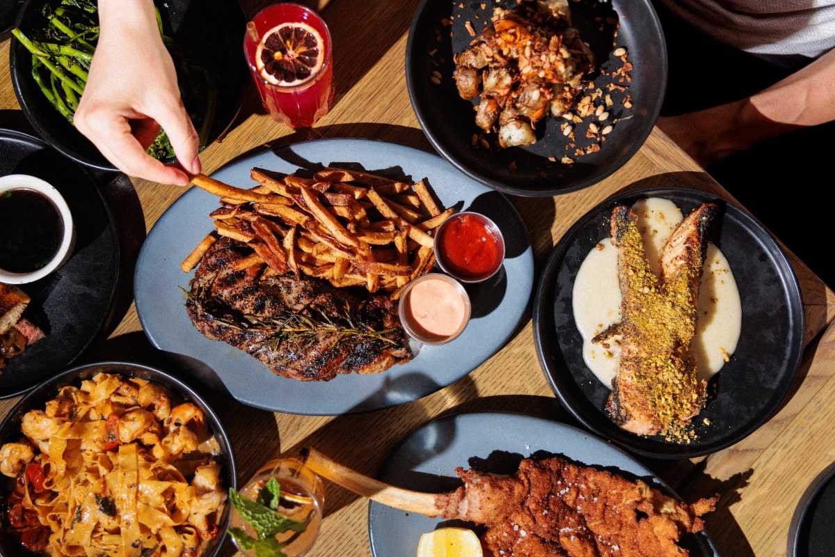 Dinner options at The Stand.