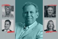 Douglas Elliman CEO Michael Liebowitz with Sara Kallus, Michael Steigman, Jeffrey Standon and Christine Haney