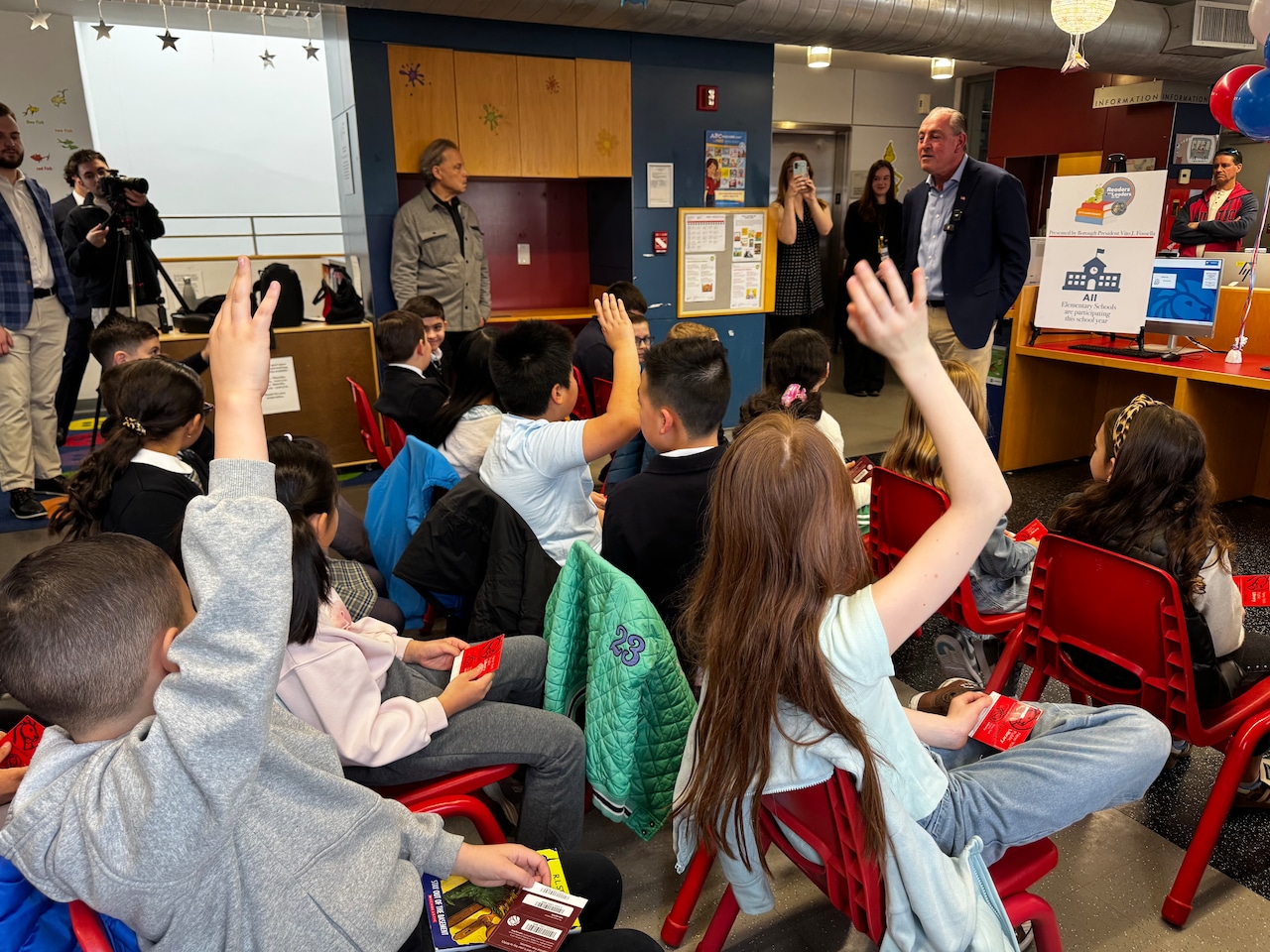 Staten Island fourth graders reading program hits milestone