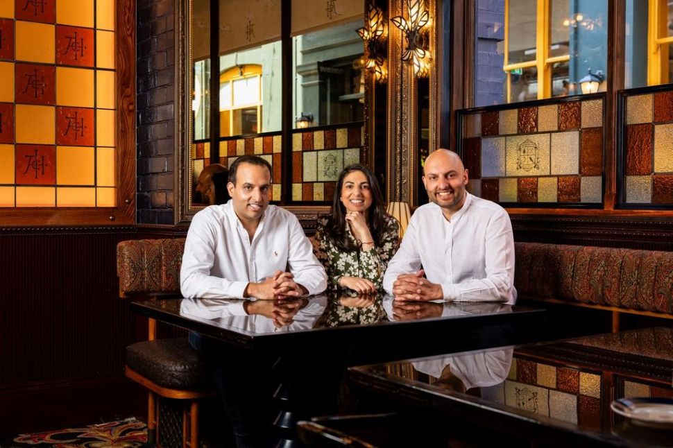 Siblings Jyotin, Karam and Sunaina Seth, founders of both Ambassadors Clubhouse locations, and 35 eateries worldwide.